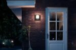 Aplica LED pentru exterior cu senzor de miscare Philips SAMONDRA, 3.8W ,800 lm, lumina calda (2700K), IP44, 227x190x89mm, Antracit - Image 4