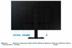 Monitor Samsung 32" LS32D600UAUXEN, Diagonal (inch): 32, Diagonal (cm): 81, Aspect ratio: 16:9, Panel: IPS, Resolution: 2560x1440, Refresh Rate: 100Hz, Response time GtG: 5ms, Brightness (max): 350 cd/m², Contrast (static) : 1000:1, Contrast (dynamic): Mega Infinity DCR, Viewing angle: 178°/178° - Image 15