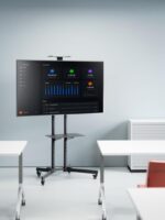 Stand TV mobil Akai 37"-70", inclinatie +10/-10°, VESA 600x400, 50kg, negru - Image 8