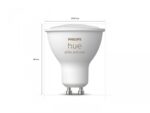 Bec LED RGB inteligent Philips Hue Spot, Bluetooth, GU10, 5W, 350 lm ,lumina alba si color (2000-6500K) - Image 3