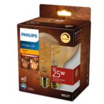 Bec LED vintage (decorativ) Philips Classic Gold Globe G93, EyeComfort ,E27, 4W (25W), 250 lm, lumina calda (1800K), dimabil, cu filament - Image 2