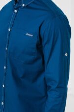 CAMASA CASUAL BARBATI LIGHT NAVY S - Image 6