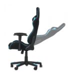 Scaun gaming X by Serioux, Torin, ajustabil, material textil, piston pe gaz, manere reglabile, baza stea cu 5 picioare, greutate maxima admisa 150Kg, perne detasabile, negru si albastru - Image 2