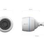 Camera supraveghere video WIFI Ezviz CS-H3-R100-1H3WKFL; Senzor:1/2.7" Progressive Scan CMOS;Rezolutie 3MP,2304 x 1296; Lentila: 2.8mm @ F2.0, viewing angle: 122° (Diagonal), 106° (Horizontal), 56° (Vertical) 4mm @ F2.0, viewing angle:102° (Diagonal), 86° (Horizontal), 44° (Vertical);Iluminare: 0.01