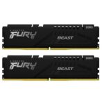 Memorie RAM Kingston FURY Beast, 16GB DDR5, 2x 8 GB, 6000MHz, CL36
