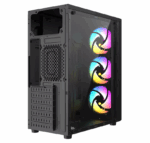 Carcasa PRO GAMING JAX, RGB, Mid Tower, Black - Image 6
