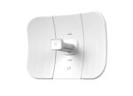 Ubiquiti Networks LiteBeam M5 with InnerFeed Technology, 125 mph / 200 km/h, 39.76 lbf @ 125 mph / 176.86 N @ 200 km/h, Outdoor UV stabilized plastic, 24 V, 0.2 A PoE adapter (included), 1 x 10/100 Ethernet port, 5150 - 5875 MHz, 14.25 x 10.51 x 7.24" / 362