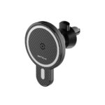 Suport Auto Telefon Serioux, cu incarcare Wireless 15W, compatibil MagSafe, prindere grila ventilatie, Intrare: 5V=2A 9V=2A, Ieșire: 5W 7.5W 10W 15W(Max), Dimensiuni: 61*84*71mm - Image 2