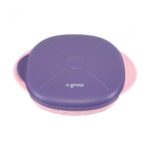 Farfurie silicon cu capac , mov, U-Grow - Image 2