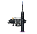 Periuta de dinti sonica electrica Philips Sonicare DiamondClean 9000 HX9917/89, 62000 miscari/minut, 4 moduri de curatare, 3 nivele intensitate, senzor presiune, functia BrushSync, 2 baze de incarcare, 2 capete de periere, aplicatie Sonicare, Negru - Image 2