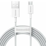 Cablu alimentare si date Baseus Superior, Fast Charging Data Cable pt. smartphone, USB la Micro-USB 2A, 2m, alb