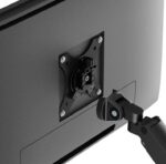 Brat dublu pentru monitor Neomounts, tip full motion, pentru display-uri cu diagonale 17"-32", sistem de prindere VESA 75x75~100x100mm, greutate maxima suportata 9 kg per ecran, tilt +45°, -45°, swivel +90°, -90°, rotate +180°, -180°, reglabil pe inaltime 21,5-49,5 cm, ajustarea latimii 11.4 cm - Image 3