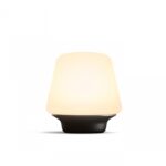 Lampa LED Philips Hue Wellness, Bluetooth, E27, 6W (60W), 806 lm ,luminaalba (2200-6500K), IP20, 18.6cm, Sticla, Negru, Intrerupator cuvariatorinclus