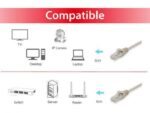 EQUIP 625411 Cat.6 U/UTP Patch Cable, 2.0m , Beige, 8.34x11.68x2000mm - Image 3