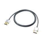 Cablu Lindy LY-41672, HDMI Cromo Slim with Ethernet, 2m, negru - Image 2