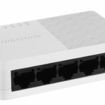 Switch 5 porturi Hikvision DS-3E0105D-E;  L2, Unmanaged, 5 × 10/100 Mbps adaptive Ethernet ports, Plug & play, Support ADI/ADIX, Standard: IEEE 802.3, IEEE 802.3u, IEEE 802.3x, desktop plastic switch, material: ABS dimensiuni: 83.00 mm × 22.00 mm × 52.00 mm, 0.093 kg