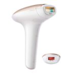 Epilator IPL Philips Lumea SC1997/00, 250.000 impulsuri, senzor piele, accesoriu corp si fata, utilizare cu fir, husa, Roz/Alb