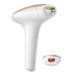 Epilator IPL Philips Lumea SC1997/00, 250.000 impulsuri, senzor piele, accesoriu corp si fata, utilizare cu fir, husa, Roz/Alb