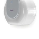 Boiler electric Tesy Compact Line TESY GCU1515L52RC, putere 1500 W, capacitate 15 L, presiune 0.9 Mpa, izolatie 19 mm, instalare sub chiuveta, control mecanic, clasa energetica C, protectie sticla ceramica, timp incalzire 35 min, termostat reglabil, culoare alb