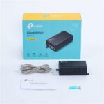 TP-Link, PoE+ Injector, TL-POE160S, Standarde si protocoale: IEEE802.3i, IEEE802.3u, IEEE802.3ab, IEEE802.3af, IEEE802.3at, interfata: 1 10/100/1000Mbps RJ45 data-in port, 1 10/100/1000Mbps RJ45 power+data-out port, Dimensiuni: 125 × 59.4 × 36.8 mm. - Image 3