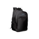 Rucsac Spacer Chicago pentru notebook de max. 17″, 3 compartimente, buzunar frontal, buzunar lateral x 2,2 manere, waterproof, poliester, negru - Image 2