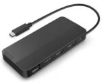Lenovo USB-C Dual Display Travel Dock; Color: Eclipse Black; Weight: 137 g (0.3 lb); AC Plug: Type-C; Output Power: 65W; OS Requirements: Win 10, Win 11; USB Ports: 1 x USB-A 10 Gbps, 2 x USB-C 10 Gbps (1 x AOU 12W Max); Video Ports: 1 x HDMI 2.1, 1