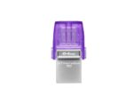 Memorie USB Kingston microDuo 3C 64 GB, USB 3.0, Purpuriu - Image 2