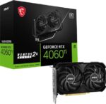 Placa Video MSI GeForce RTX™ 4060 Ti VENTUS 2X BLACK 16G OC GDDR6 PCIE 4.0, 128bit, 3x DP 1xHDMI