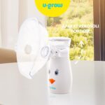 Aparat aerosoli U-Grow , portabil cu ultrasunete ,tehnologie silentoasa, masca de copii si adulti inclusa in pachet, design prietenos pentru copii - Image 3