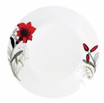 FARFURIE INTINSA PORTELAN 23 CM, RED FLOWERS,VANORA HOME - Image 2