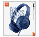 JBL Tune 500, OnEar Universal Headphones 1-button Mic/Remote - Blue (JBLT500BLU) - Image 4