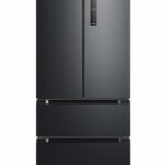 Combina frigorifica HEINNER HCFD-M516INVHDXE++, No Frost, 516 l, Clasa E, Dozator apa, Compresor inverter, Antracit