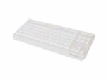 Tastatura gaming mecanica wireless Genesis Thor 230 TKL, iluminare RGB, 87 taste, 11 butoane multimedia, alb