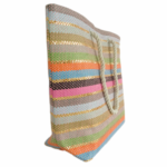 Geanta plaja Dungi, diverse culori Dimensiune:  50X38HX35X15.cm Material : tesatura din hartie - Image 3