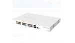 Mikrotik 24Port, 4 SFP, POE swirtch CRS328-24P-4S+RM, CPU: 800 MHz, Ram: 512Mb, 16Mb Flash, 24 x 10/100/1000, 4 x SFP, 2 x ventilatoare, dimensiuni: 443 x 300 x 44 mm, PoE out: 802.3af/at. - Image 2