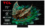 Televizor TCL MiniLed 75C765, 189 cm (75"), Smart TV, 4K, 100Hz, Negru
