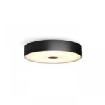Plafoniera LED Philips Hue Fair, Bluetooth, 25W, 2900 lm, luminaalba(2200-6500K), IP20, 44.4cm, Metal, Negru, Intrerupator cu variatorinclus