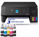 EPSON L3360 CISS COLOR INKJET MFP, Format: A4, Functii: Print, Copy, Scan, Viteza printare: 33ppm mono, 15ppm color, Rezolutie printare: 5.760 x 1.440 DPI, Rezolutie scanare: 1.200 DPI x 2.400 DPI, Format fisiere scanate: BMP, JPEG, PICT, TIFF, multi-TIFF, PDF, PNG, Senzor CIS, Capacitate hartie