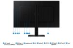 Monitor Samsung 27" LS27D800UAUXEN, Diagonal (inch): 27, Diagonal (cm): 69, Aspect ratio: 16:9, Panel: IPS, Resolution: 3840x2160, Refresh Rate: 60Hz, Response time GtG: 5ms, Brightness (max): 350 cd/m², Contrast (static) : 1000:1, Viewing angle: 178°/178°, Color Gamut Type: SRGB, Color Gamut - Image 13