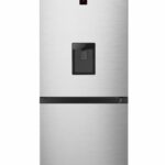 Combina frigorifica HEINNER HCNF-HS304XWDE++, No Frost, 304 l, Clasa E, Dozator apa, Aspect inox