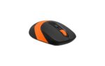 Mouse A4tech, gaming, wireless, optic, 2000 dpi, negru / portocaliu - Image 2