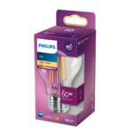 Bec LED Philips Classic A60, EyeComfort, E27, 7W (60W), 806 lm ,luminacalda (2700K), cu filament - Image 2