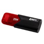 Memorie USB EMTEC Click Easy 256 GB, USB 3.2, Negru