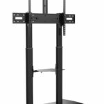 Stand TV mobil Serioux TV610TW 60"-100", dimensiuni: 1220x710x2045~ 2365mm, compatibilitate  dimensiune ecran: 60"-100", compatibilitate VESA: 400x400, 600x400, 800x400, 800x600, 900x600, 1000x600, Greutate maximă suportata: 100 kg, interval de înclinare: +5°~-10°, interval de înălțime: 1365~1685mm