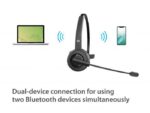 Casti Mono-casca CONCEPTRONIC POLONA03BD, Fara Fir, noise-canceling, Negru - Image 4