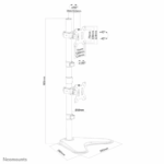 Suport Monitor de Birou Dual, Neomounts by Newstar FPMA-D550DDVBLACK, 10" - 32", VESA 100x100, suporta pana la 8kg, negru - Image 2