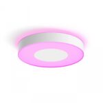 Plafoniera LED RGB Philips Hue Infuse, Bluetooth, 52.5W, 3700 lm, luminaalba si color (2000-6500K), IP20, 42.5cm, Alb