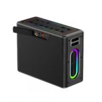 Boxa portabila Akai cu 2 micfrofoane wireless IPX6-80W - Image 2