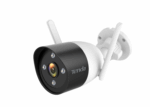 Tenda RT3-WCA Cameră supraveghere Wi-Fi de exterior 1080P, Obiectiv: 4 mm @ F1.6, slot card Micro SD (până la 256 GB), 2 antene externe, Dimensiuni: 72 x 175 mm, Rezolutie: 1920 x 1080, 15fps, H.264, Standarde wireless: IEEE 802.11b/g/n @ 2.4 GHz, 300 Mbps, IR: 30m, Alimentare: CC 12V, 1A,