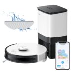 TP LINK Aspirator robot cu Mop, golire automata și Navigare LiDAR TAPO RV30 PLUS, Capacitate acumulator: 5000 mAh, Reincarcare si reluare, LiDAR + Gyroscope, Harta virtuala, Dock: colectare automata a prafului, putere aspirare: 2700Pa, capacitate sac: 4L, Inaltime de trecere: 20 mm, Putere - Image 4